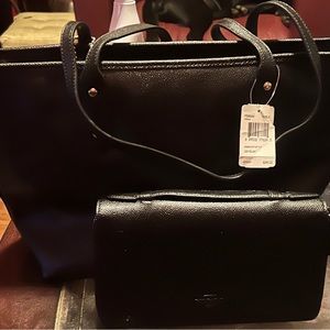 Black brand new coach purse tote